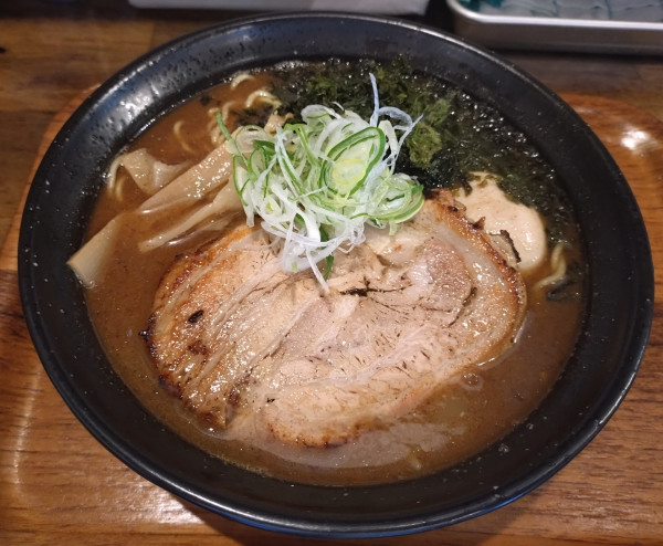 「磯玉肉そば ¥1300」@麺処福吉 Higa-Tokoの写真