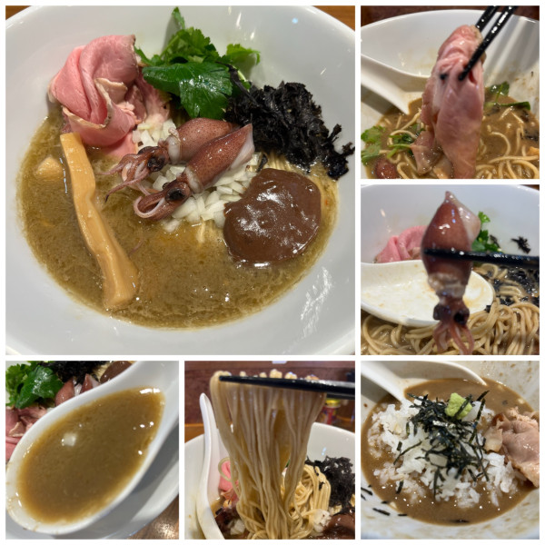 「蟹味噌と蛍烏賊の濃厚白湯ら〜めん1380円追い飯140円」@寿製麺よしかわ 川越店の写真