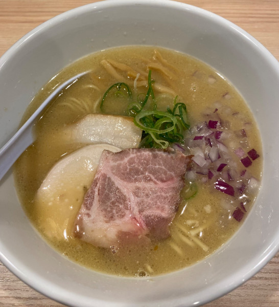 「【限定】蛤と鶏の芳醇味噌らぁ麺　1100円」@中華そば みかわの写真