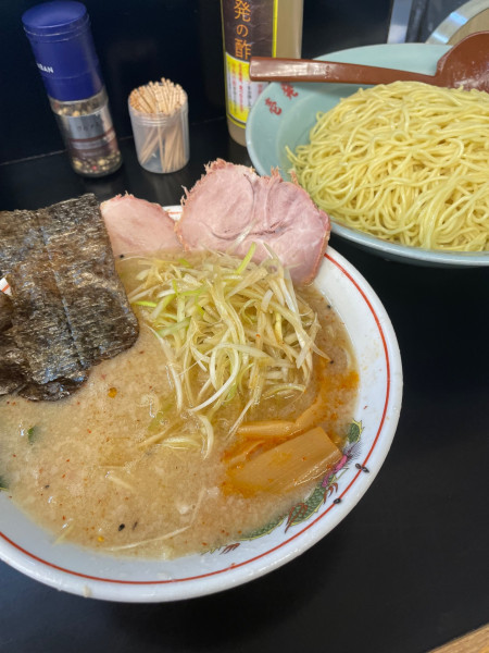 「ネギつけ麺醤油大盛」@壱発ラーメン 相模原店の写真