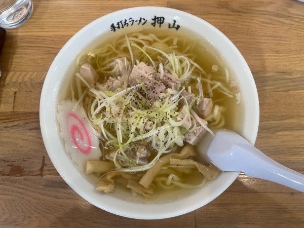 「白ネギラーメン」@佐野青竹手打ちラーメン 押山の写真