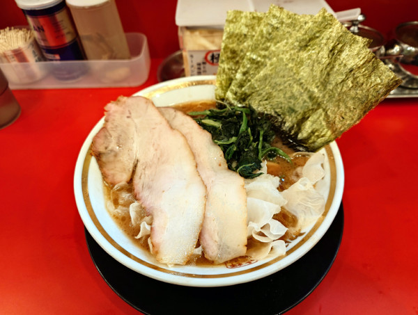 「ラーメン(並)+白きくらげ」@大輝家直系 麺屋 旭の写真