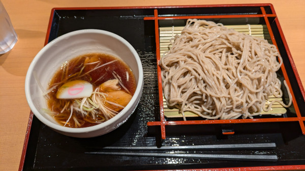 「鴨せいろ、大盛」@そばいち エキュート秋葉原店の写真