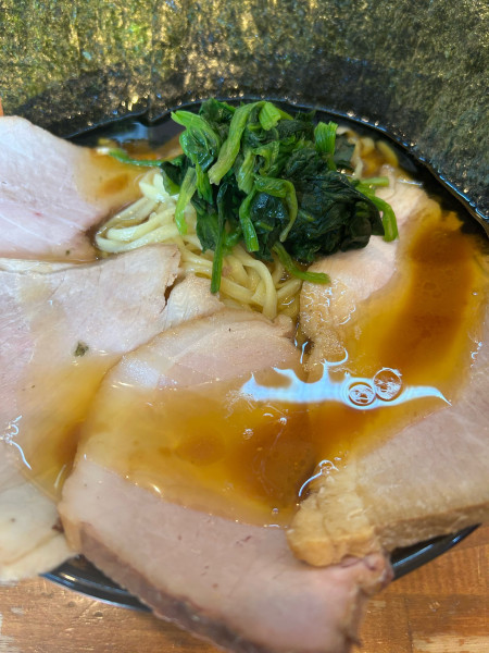 「中盛チャーシュー麺＋ネギ玉子飯」@末廣家の写真