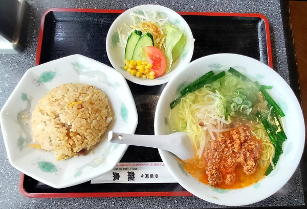 「台湾ラーメンセット 980円」@龍泉の写真