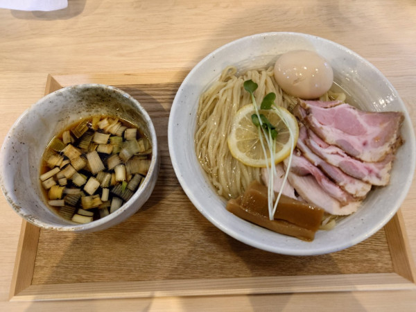 「特製昆布水つけ麺 醤油」@MENYA HITENZAKAの写真