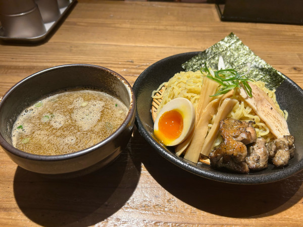 「特製炭焼きつけ麺」@鶏そば炭や 常総店の写真