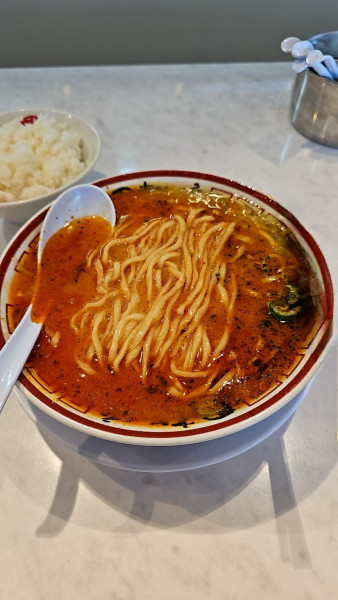 「山形辛味噌ラーメンと🍚」@中華そば専門 田中そば店 大宮別所店の写真