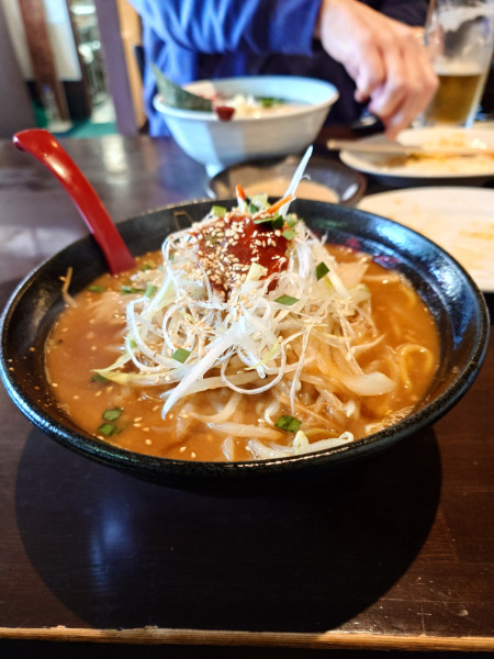 「鬼がらしラーメン」@ラーメン ガキ大将 高田店の写真