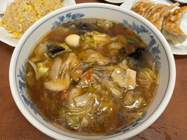 「広東メン+チャーハン+餃子3個」@珍來 西川口東口店の写真