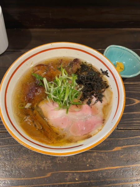 「アイスバイン角煮塩ラーメン（1500円）」@ラーメン専門店 えんまんの写真