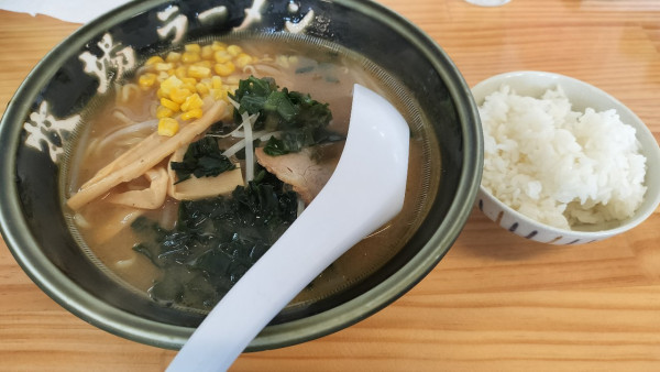 「行者ニンニクラーメン」@牧場ラーメンの写真