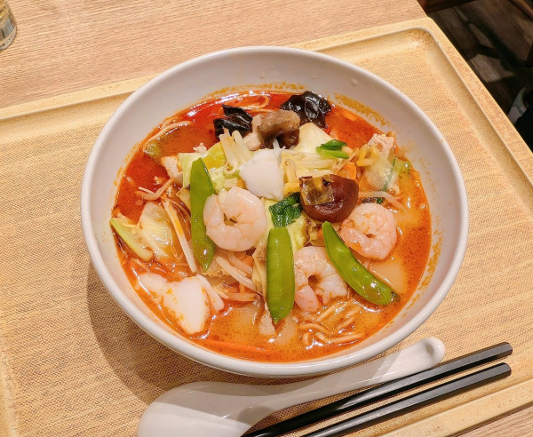 「麻辣タン麺」@野菜たっぷりタンメン べじたんの写真