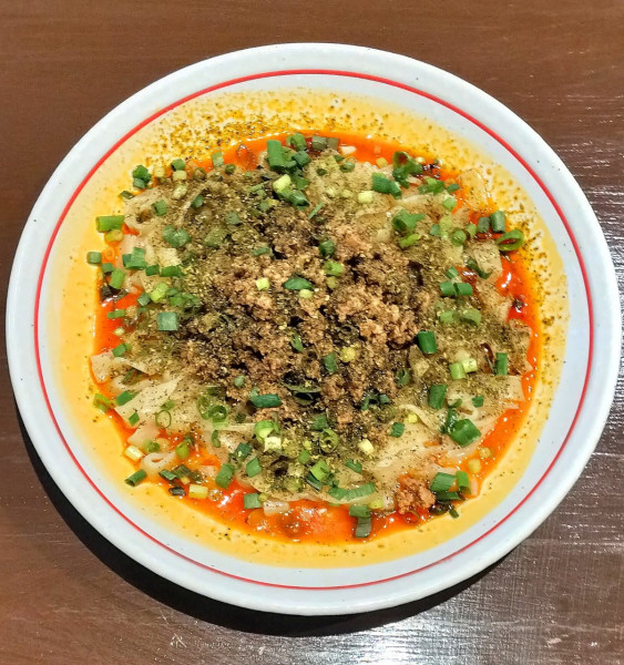 「汁なし担々麺(山椒あり) 1150円＋ミンチ大盛 100円」@ネワ屋の写真