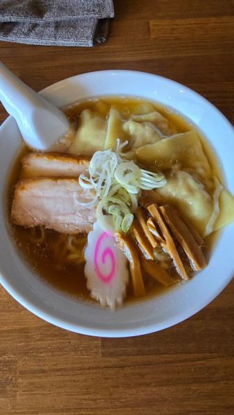 「雲呑中華そば　1150円」@手打ち中華そば とりやの写真