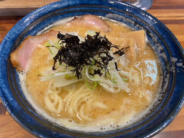 「らーめん銀だら搾り」@鮮魚らーめん 五ノ神水産の写真