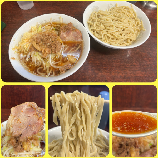 「小ラーメン￥800＋つけ麺￥200」@ラーメン二郎 めじろ台店の写真