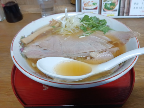 「らぁめん（￥900）」@らぁめん たけやの写真