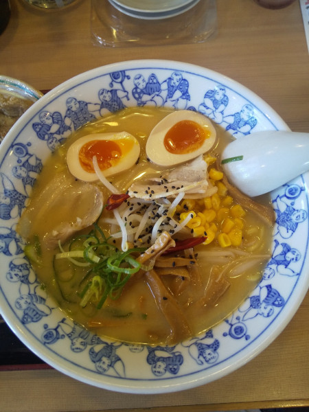 「白みそラーメン（味玉付き）」@麺屋 壱力 小牧店の写真