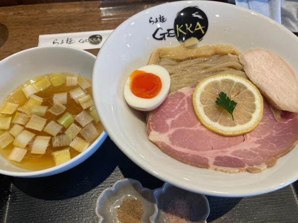 「昆布水つけ麺・塩:1100円」@らぁ麺 GEKKAの写真