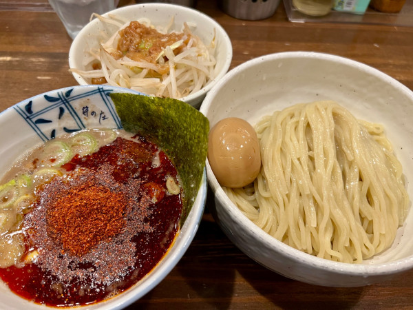 「辛辛魚味玉つけめん＋麺中盛＋ジロベジ」@麺処 井の庄の写真