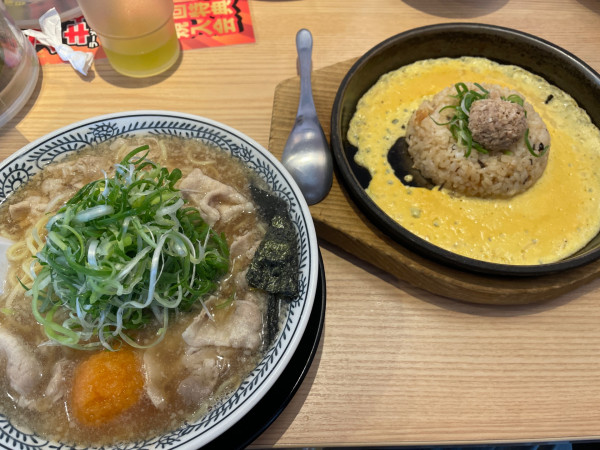 「チャーハンセット（ねぎ肉そば）」@丸源ラーメン 深谷店の写真