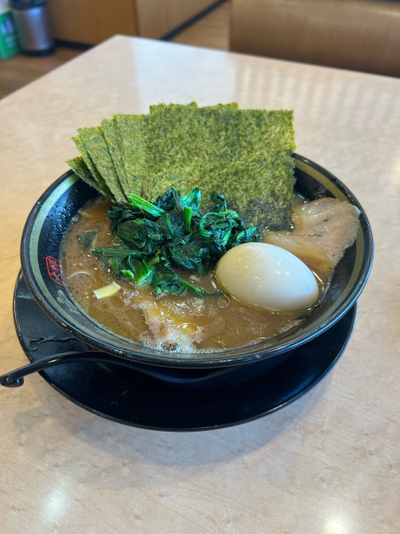 「のり玉ラーメン＋ライス食べ放題」@大輝家直系 皇道家の写真