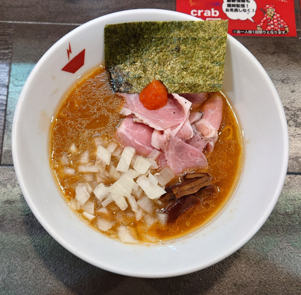 「蟹そば（880）+和え玉（250円）」@crab台風。の写真