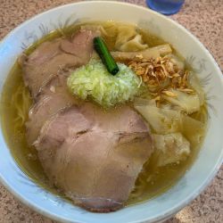 塩ネギワンタンチャーシュー麺