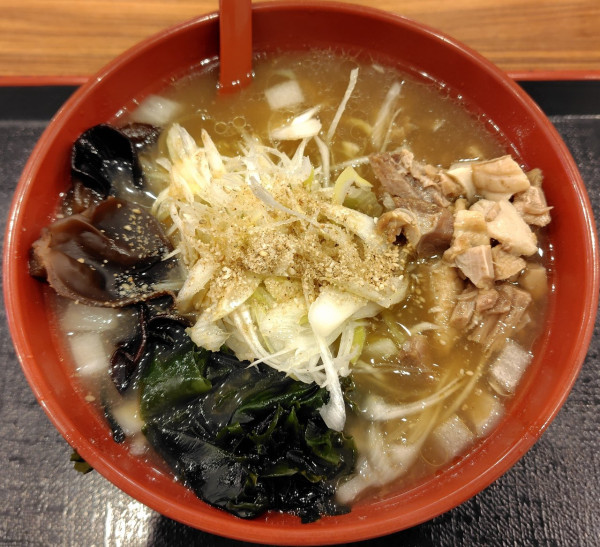 「野菜らーめん(ネギ) 950円」@イレブンフーズ  源流の写真