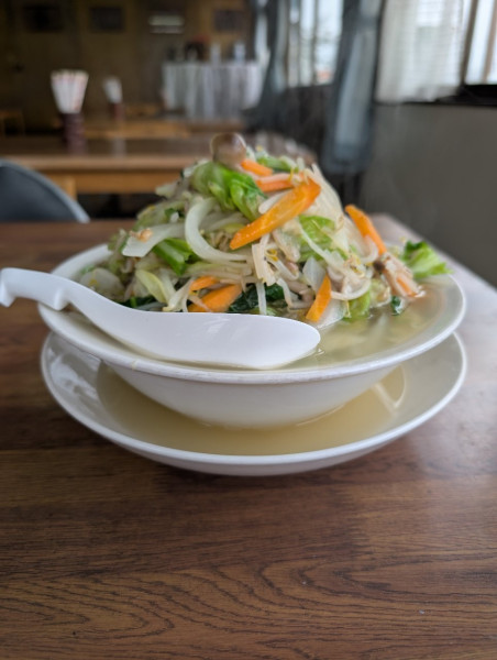 「野菜たっぷりタンメン」@ドライブイン 扶桑の写真