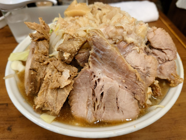 「大豚  ねぎ     全部」@ラーメン二郎 品川店の写真