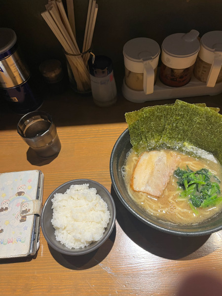 「並海苔増しライス、1050円」@麺や 鍛鈴の写真