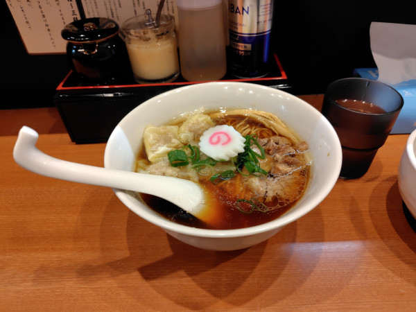 「ワンタン麺¥1100」@らぁ麺半七 和田町店の写真
