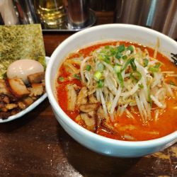 辛みそラーメン中　特製トッピング