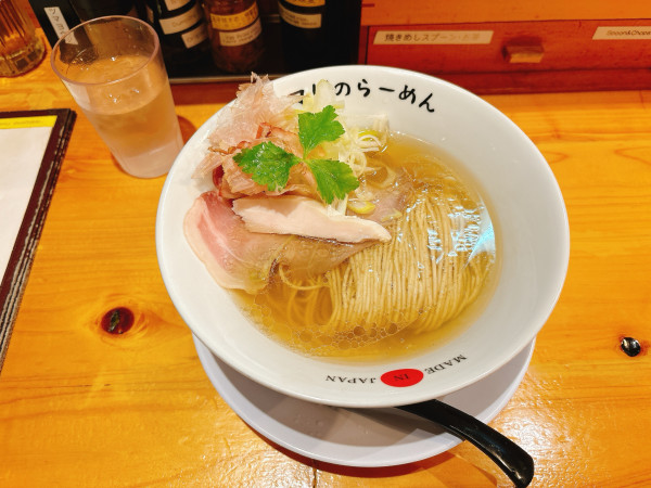 「らーめん零(塩)」@ラーメン チョンマゲ 大阪天六店の写真