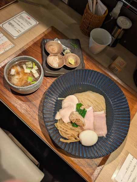 「特製 帆立の昆布水つけ麺 黒」@Tokyo Style Noodle ほたて日和の写真