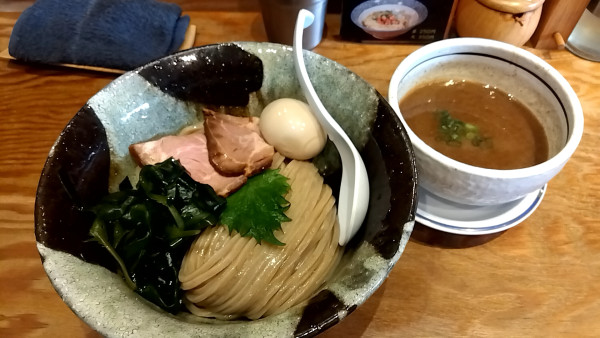 「味玉鶏魚介濃厚つけ麺（１，１３０円）」@麺也 時しらずの写真
