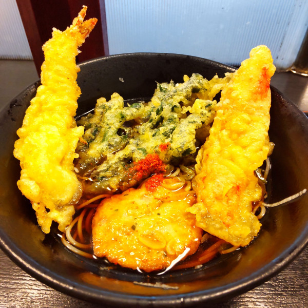 「【季節限定】菜の花天そば（￥750）」@ゆで太郎 久が原店の写真