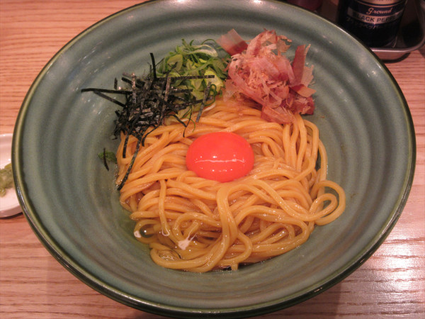 「釜玉油そば（800円）」@日本油党 中野支部の写真