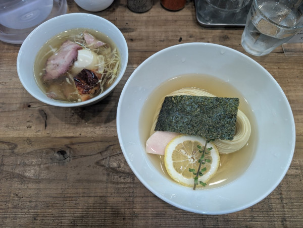 「昆布水つけめん 塩 並」@3931WORKS.の写真