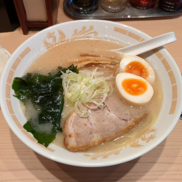 「函館塩 味玉入り」@北海道らーめん おくむら 味源熊祭の写真