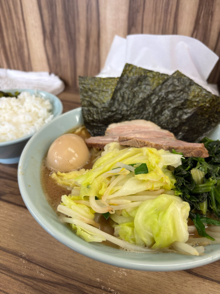 「東コスペシャル　サ・ライス」@横浜家系ラーメン 武蔵家 東小金井店の写真