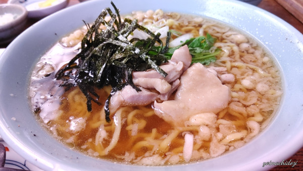 「元祖鳥中華」@手打ち 水車生そばの写真