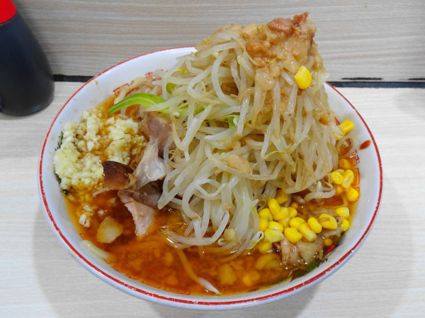 「ラーメン（950円）＋味噌（150円）ヤサイニンニクアブラ」@夢を語れ 八王子の写真