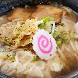 煮干しょうゆ海老ワンタン