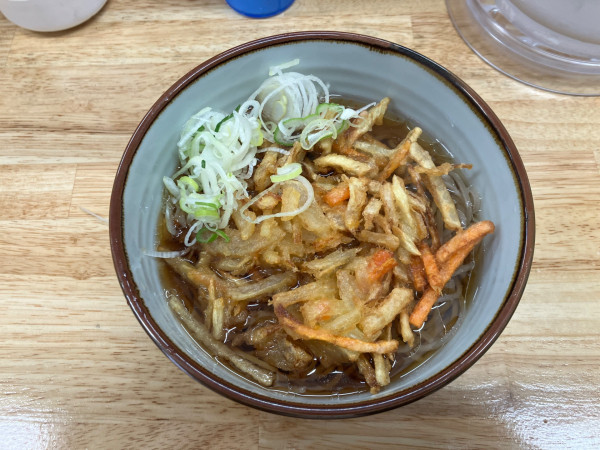 「かき揚げそば」@笠置そばの写真