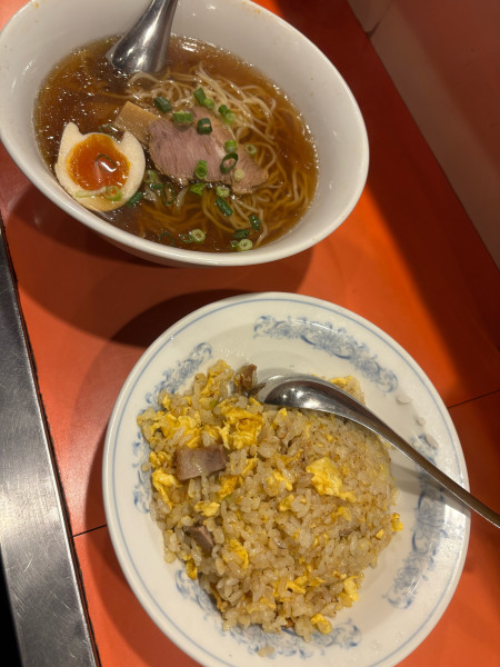「半チャンラーメン定食」@茉莉 ジャスミンの写真