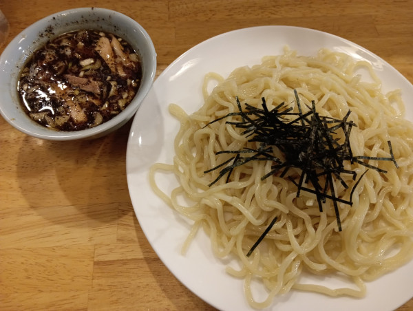 「サッポロ赤星+つけそば・並（¥680+1,000）」@中華つけ蕎麦 でき心の写真