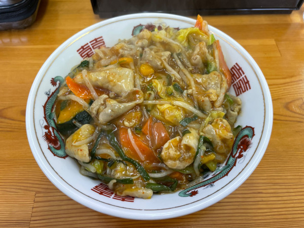 「ホルモン冷やし 大盛」@ホルモンラーメン 玄海の写真